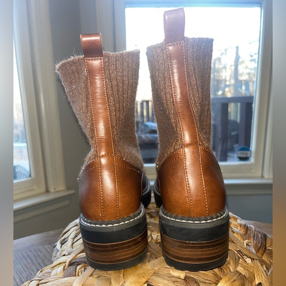 Universal Thread Boots Womens Size 6.5 Daphne Pull On Sock Ankle Bootie Heels - Picture 3 of 3